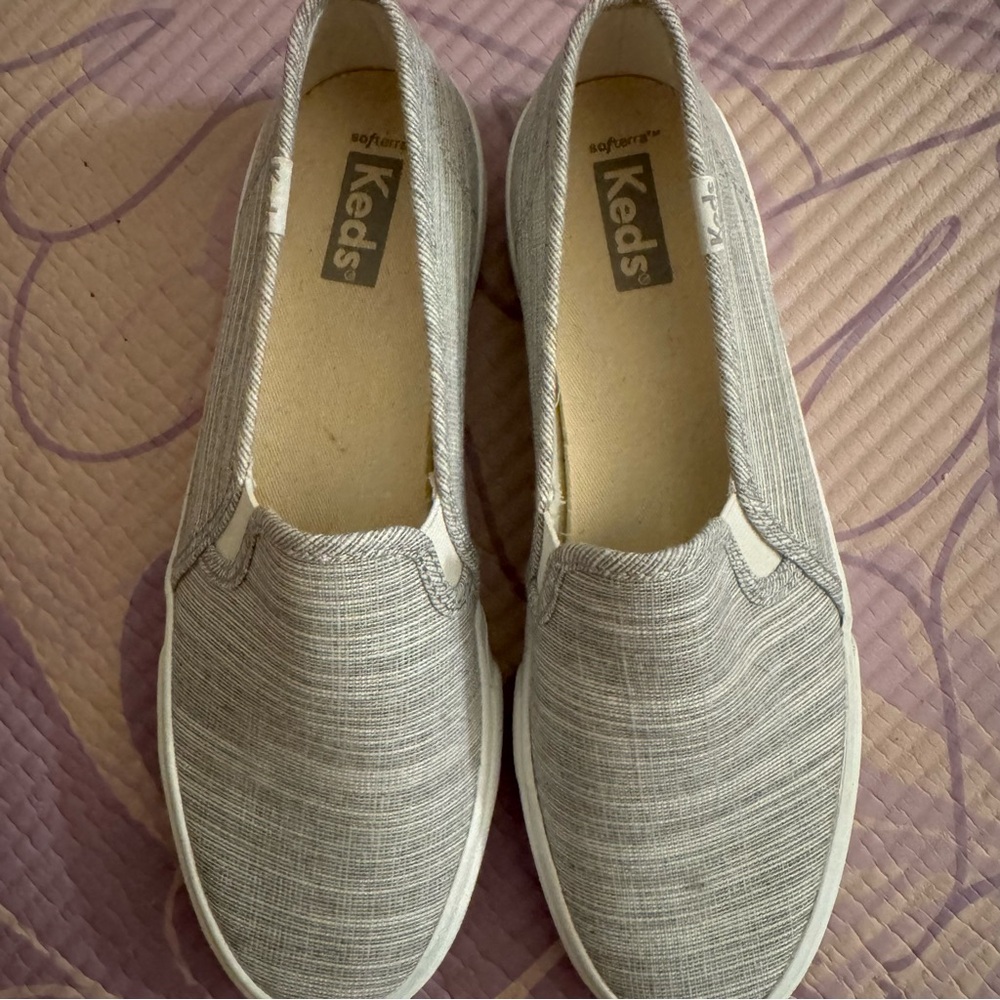 Keds Women's Gray Slip-On Sneakers